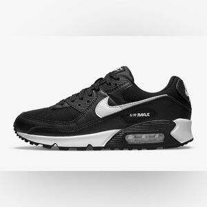 Nike Black Athletic Shoes with Air Max Design